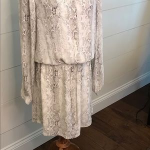 Snake skin print Dress